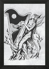 Fairy Harp Dark Kunst