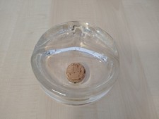 Pfeifen Premium Aschenbecher aus Glas für 2 Pfeifen mit Kork