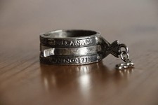 Märchenschatz‼️?Alte Bauernuhr von 1718 antiker Ring Sonnenuhr