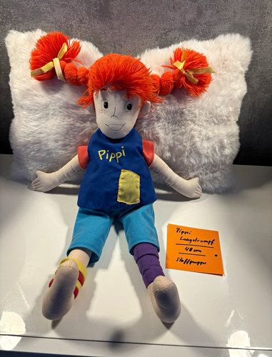 Pippi langstrumpf stoffpuppe - pippi,