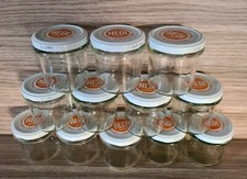 12 Gläser Einkochen Einmachen Aufbewahren je 165 ml Twist-off Deckel o. Schulter