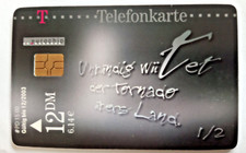 Telefonkarte 12 DM Unbändig wütet der Tornado übers Land - PD 15 00