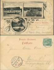 Postcard Neudamm (Neumark)