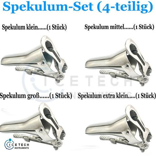 Spekulum set teilig - set, –