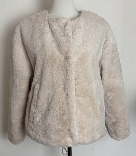 Zara damen teddyfelljacke - zara,