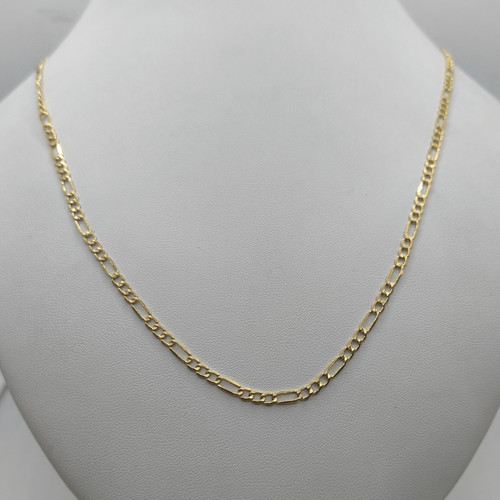 Kette figaro 18k gold - kette,