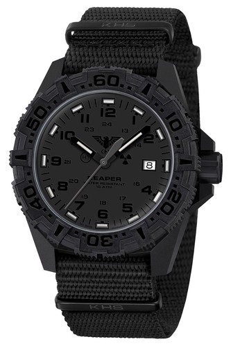 Khs herrenuhr mit textilband - khs,