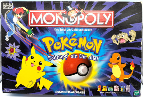 Pokemon monopoly 1999 - pokemon,