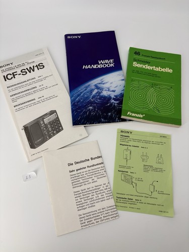 Sony icf sw1s handbücher - icf-sw1s, +
