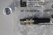 Binder Steckverbindung Serie 581 14polig   verschraubbar Stecker und Buchse