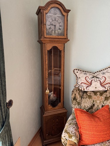 Hermle standuhr aus eiche - eiche, –
