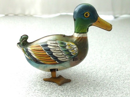 Blechspielzeug ente - blechspielzeug-ente,