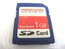 1GB Secure Digital Card HIGH SPEED ( 1 GB SD Karte ) REEKIN gebraucht