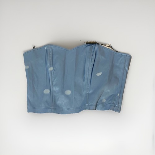 Hellblaues top bustier 38 - hellblaues, gr
