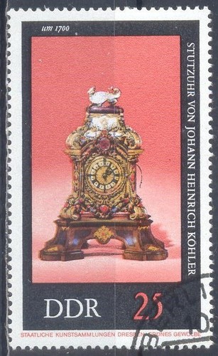 Ddr 1975 2059 alte uhren - 1975,