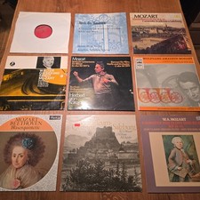 Schallplatten Sammlung Mozart, ~106 LPs/Vinyl