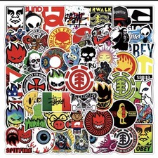 100x Skateboard Sticker Set Streetwear Spitfire Supreme Obey Aufkleber Mix Skate