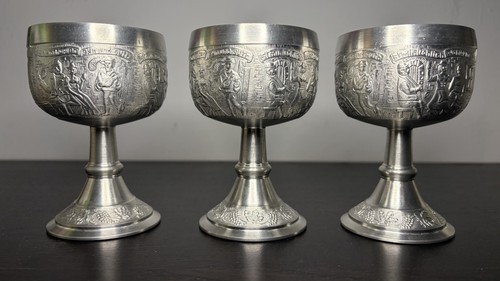 Vintage bmf zinnbecher set - vintage,