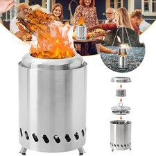 Rauchfreie Feuerschale, Feuerschale Rauchfrei Edelstahl, Raucharmer Tischkamin