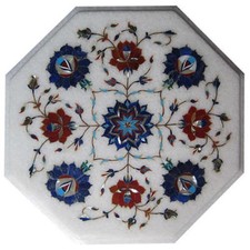 12 " Marmor Seite Table Top