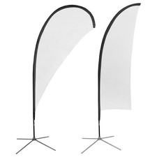 Beachflag XL mit  Faltfuß -