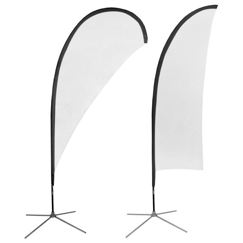 Beachflag mit faltfuß - mit,
