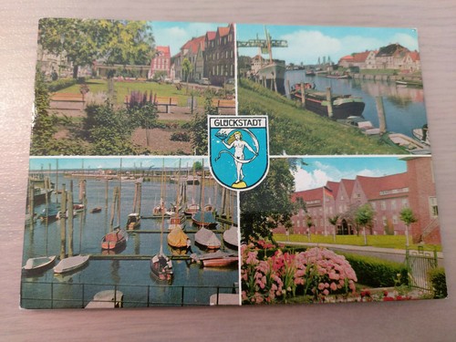 Postkarte glücksstadt - postkarte,