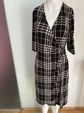 Kleid Wickel Optik Gr 36 38 S