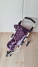 Puppen-Buggy (NEUWERTIG) Jogging-Buggy Lola, lila, Sterne, Verdeck klappbar