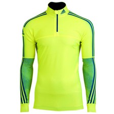 adidas Herren XC Race Top Biathlon Langarm Langlauf Running Shirt 1/2 Zip