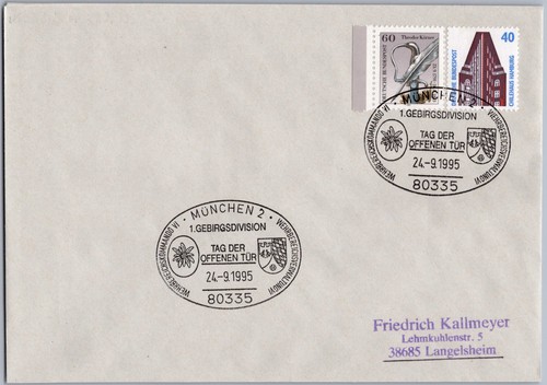 Sonderstempel münchen 1995 - sonderstempel, 1