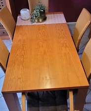 Esstisch, Massiv, Pinie, 180/90, mit Einlegeplatte, 230/90