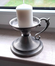 #432 -  Zinn  Kerzenständer