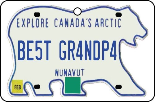 Nunavut best grandpa license - nunavut,