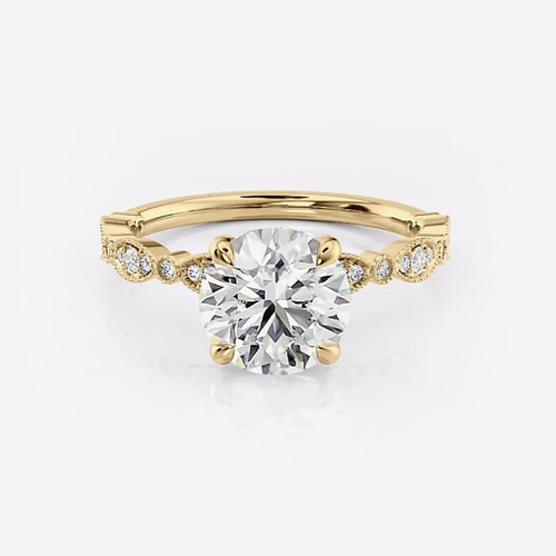Diamant ehering 14k - ehering,