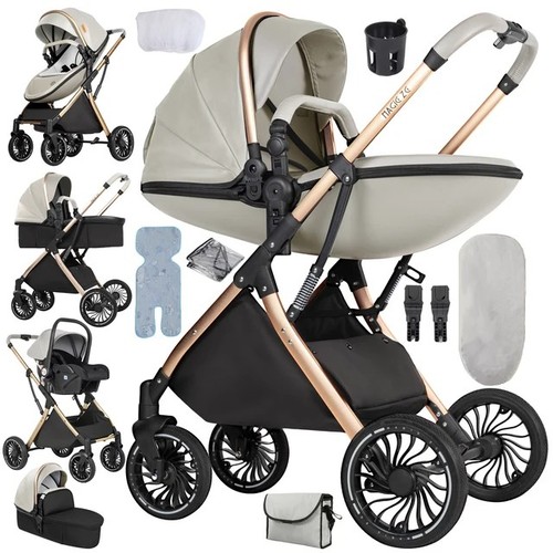 1 kinderwagen - 3,