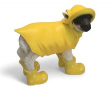 Figur Schaf Lamm gelbe Stiefel