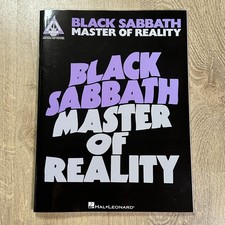 Black Sabbath Master of Reality Guitar Tab Book + Vocal Ozzy Osbourne Tony Iommi