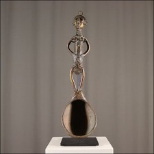 24320) Bronze Löffel Burkina