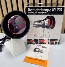 Rotlichtlampe IR 150 Infrarot Wärmestrahler - mit Philips 150W Birne - Vintage