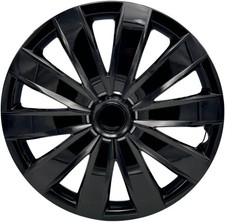 Radkappen 14 15 16 Zoll Radzierblenden 4er Set Schwarz Silber VERSANDKOSTENFREI