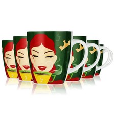 6x Jacobs Kaffee Tasse