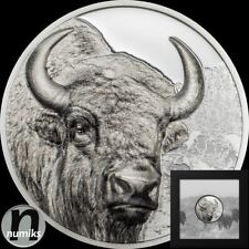 BISON - Mongolei 2025 - 1 Oz Silber PP Proof + Ultra High Relief - BOX