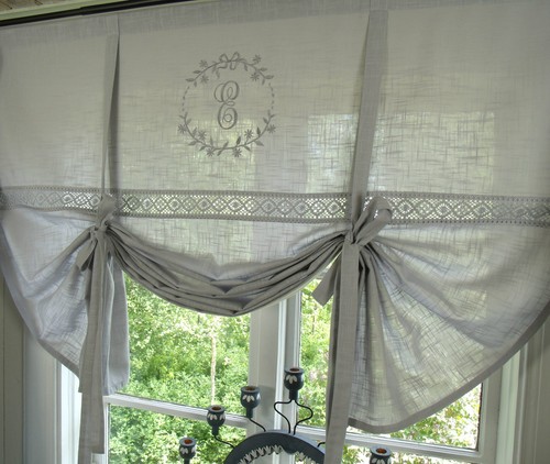Raff gardine crystal - raff, grau