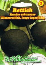 Rettich 'Runder schwarzer