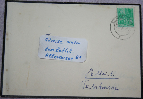 Briefumschlag von ellrich - briefumschlag.,