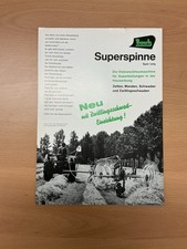 Orig. BAUTZ Spinne Landmaschinen Prospekt Brochure HELA Traktor Schlepper F1