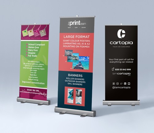 Roller banner bedruckt - -,