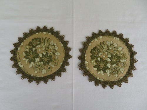 Vintage runde brokat - vintage,