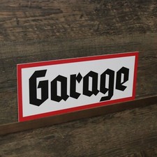 Schild Garage Retro